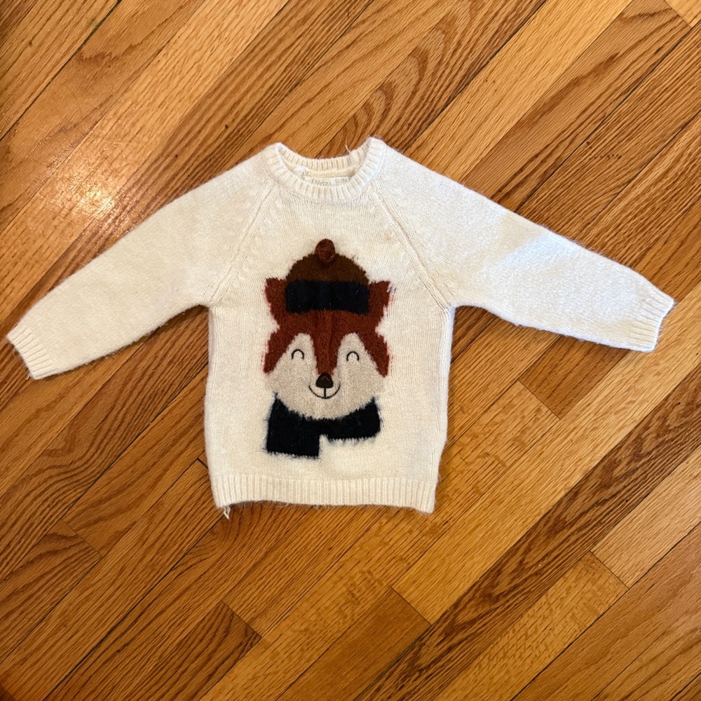 SFERRA Cream Baby Sweater